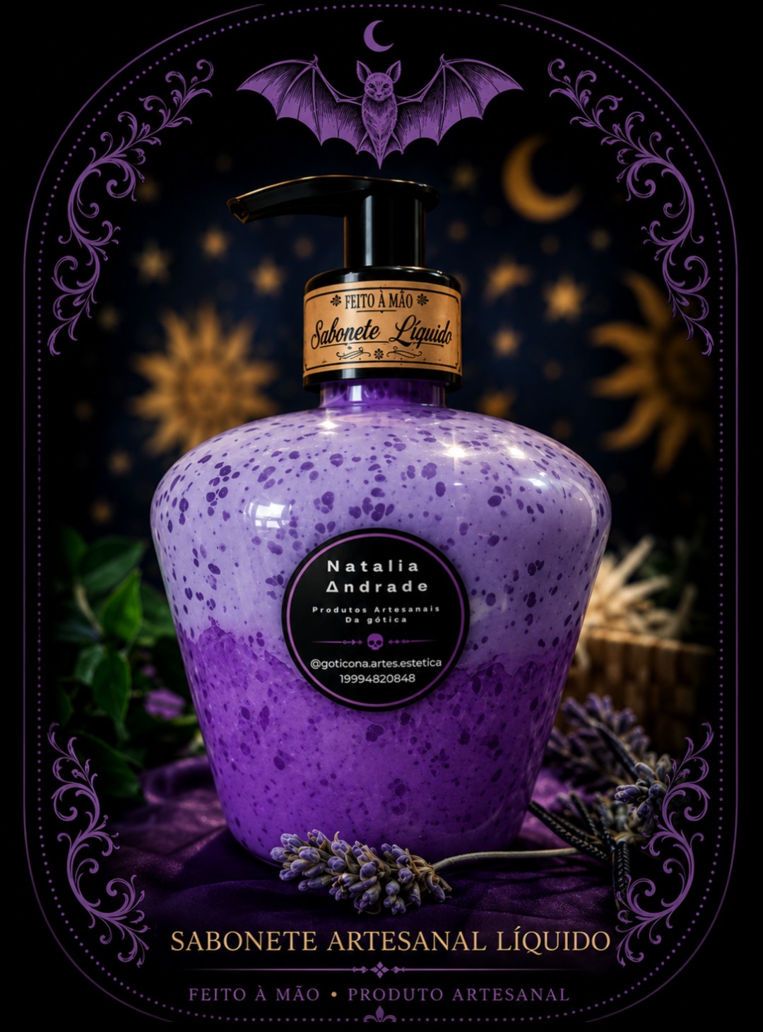 Foto de Sabonete Artesanal Líquido Personalizado 300ml