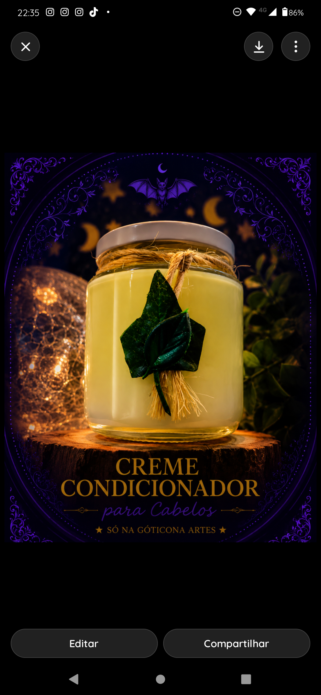 Foto de Creme Condicionador Artesanal PERSONALIZADO 300ml